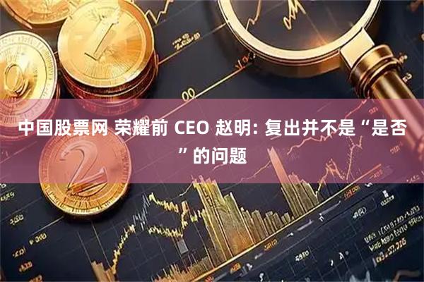 中国股票网 荣耀前 CEO 赵明: 复出并不是“是否”的问题
